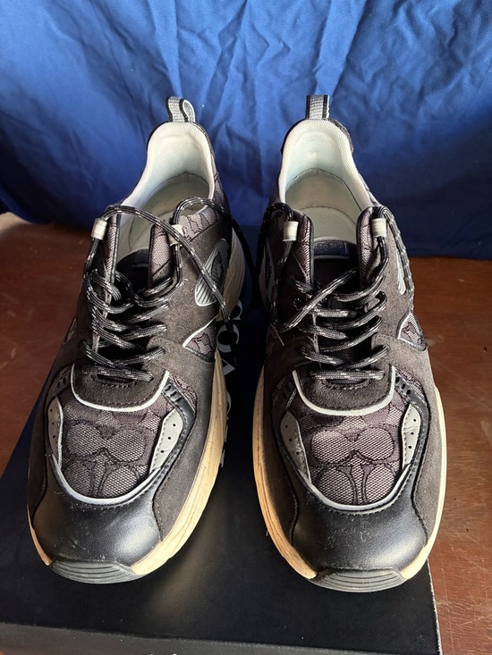 Coach Other - Coach Men's Black and Tan Chunky Lace-Up Sneaker